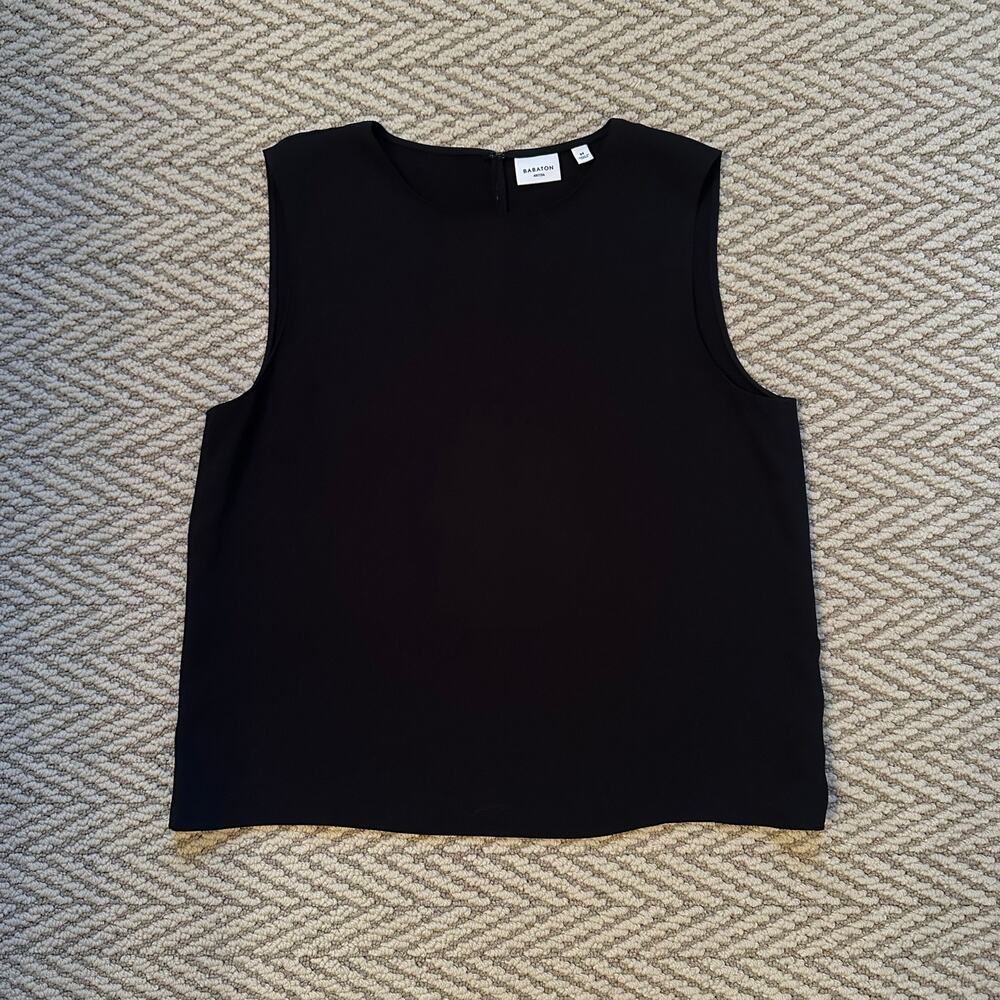Aritzia Black Sleeveless Blouse Size Medium